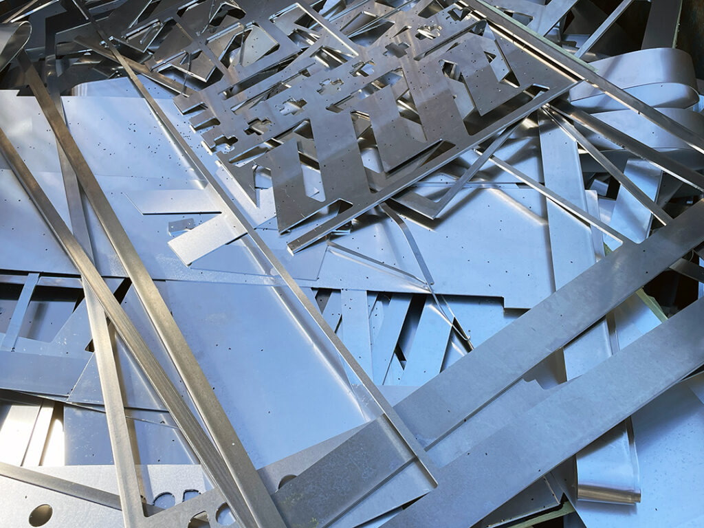 aluminiums sortering.